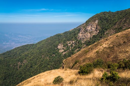 Viewpoint at Kew mae pan nature trail, Doi Inthanon national park, ChiangMai, Thailand