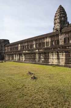 Angkor Wat inside detail. Cambodia