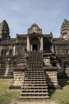 Angkor Wat inside detail. Cambodia