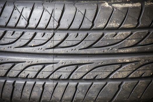 Tire background texture