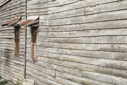 Old country wooden window