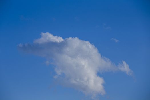 Cloudy blue sky background