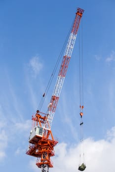 construction site with blue sky