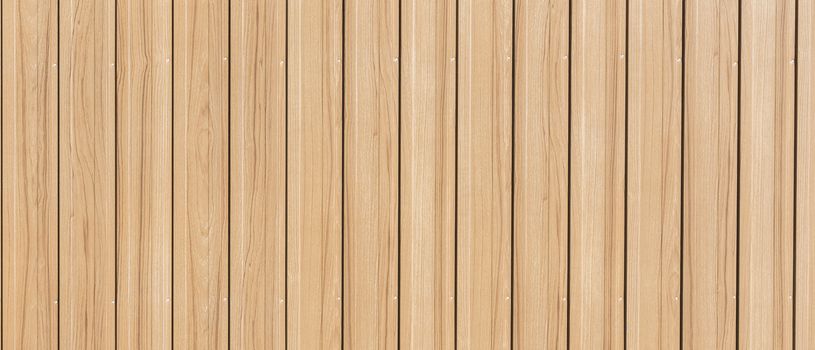 Panorama wood plank background and texture