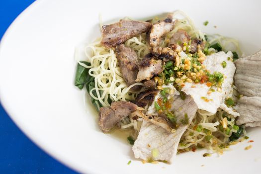 Asian pork noodles