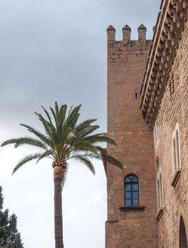 Royal palace, Palma de Mallorca, Balearic islands, Spain.