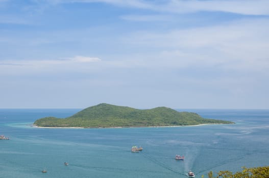 Tropical island at samaesan beach of Thailand of Thailand