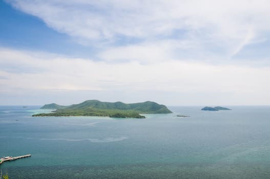 Tropical island at samaesan beach of Thailand of Thailand