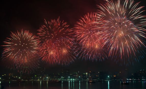 Pattaya International Firework Festival 2012, of Thailand