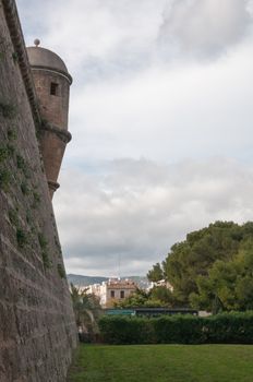 Es Baluard view, Palma de Mallorca, Balearic islands, Spain.