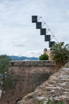 Es Baluard view, Palma de Mallorca, Balearic islands, Spain.