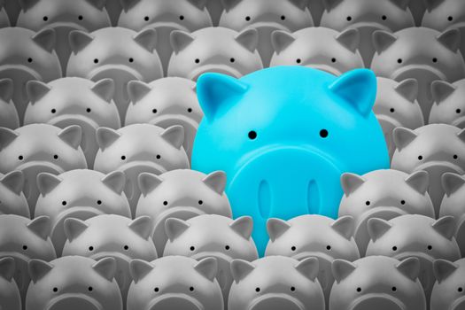 Piggy bank, saving finance concept