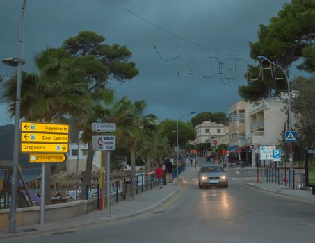 Sant Elm turns dark in early afternoon before the big storm hits on October 29 2013.