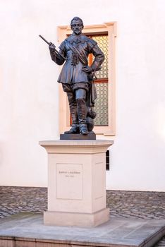 Monument the Albrecht von Wallenstein in Prague, Czech Republic