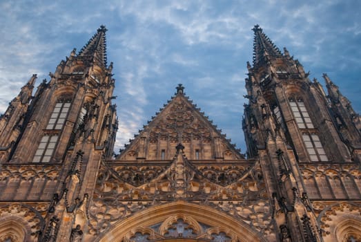 St. Vita`s Cathedral in Prague, Czech Republic