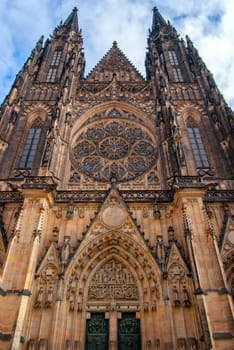 St. Vita`s Cathedral in Prague, Czech Republic