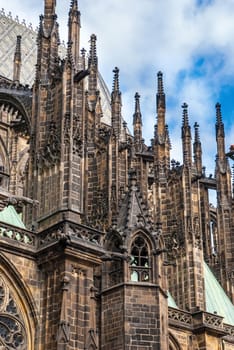 St. Vita`s Cathedral in Prague, Czech Republic