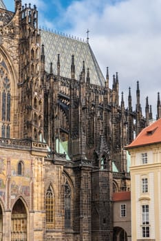 St. Vita`s Cathedral in Prague, Czech Republic