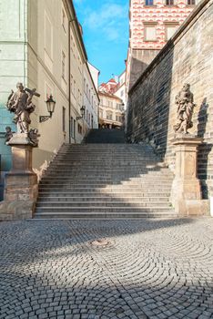 Prague - Old Castle Stairs,  Czech Republic