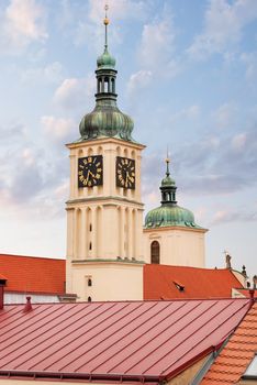 Prague.  Czech Republic. Church of St.James (baroque 1690-1702)