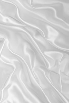 Smooth elegant white silk can use as background 
