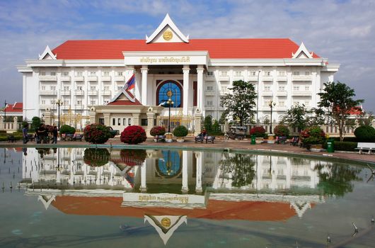 Prime Minister Office building, Vientiane, Laos, Southeast Asia
