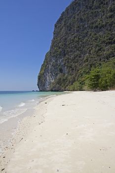 Tropical beach on Koh Rok Yai, Trang Province, Thailand