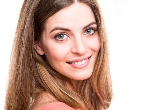 Portrait of a smiling young woman