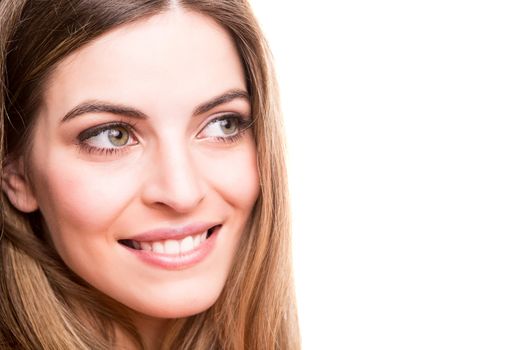 Portrait of a smiling young woman