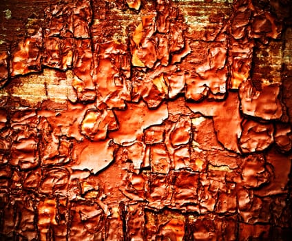 background or texture old red cracky wood paints