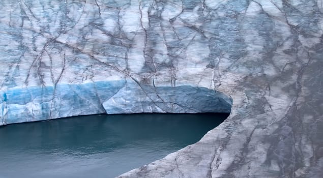 Arctic glacier. area Novaya Zemlya