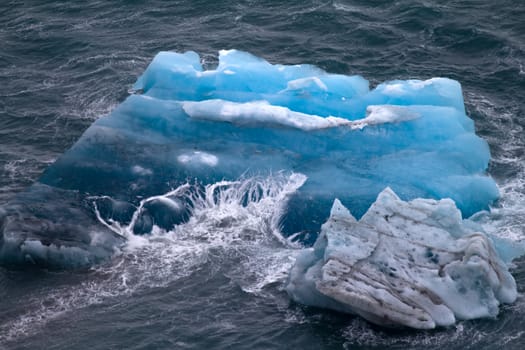 storm on  Kara Sea summer