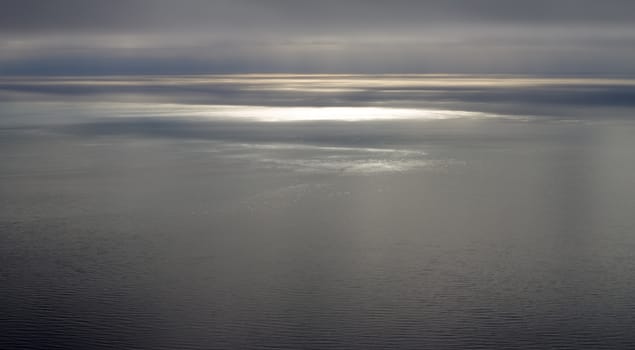 quiet North Sea in the summer