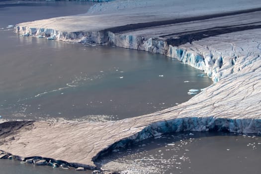 Arctic glacier. Ice and cold. area Novaya Zemlya