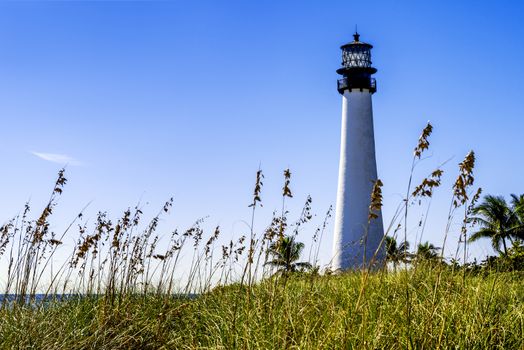 Cape Florida Lighthouse, Key Biscayne, Miami, Florida, USA 