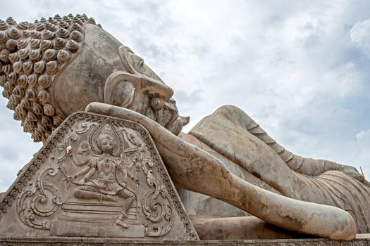 This is Reclining Buddha, Laos