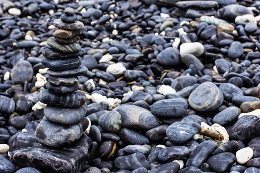 pebble on island, Lipe island, Thailand