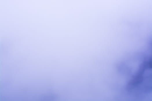 Abstract blue cloud in flight for background, backdrop or wallpaper.
