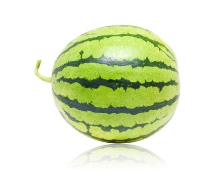 Whole watermelon isolated(Clipping path)