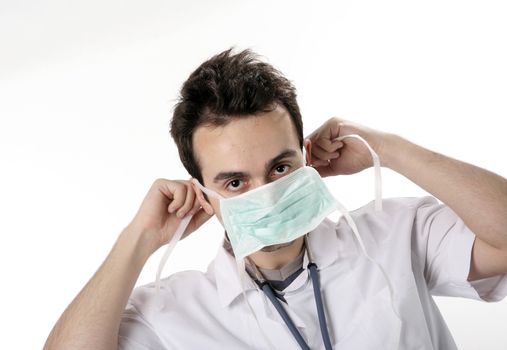 Closeup portrait of a doctor.