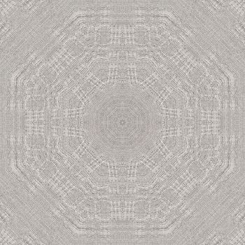 Seamless background, fabric, grey linen canvas with abstract pattern