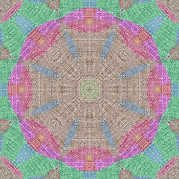 Seamless background, fabric, linen canvas with abstract pattern