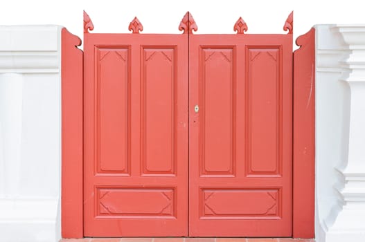 The red one is of the door.