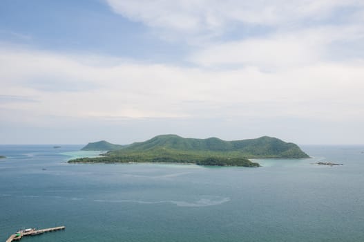 Tropical island at samaesan beach of Thailand of Thailand