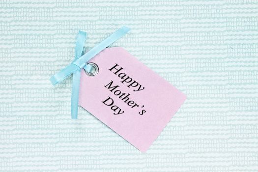 Tag with Happy Mothers Day text.