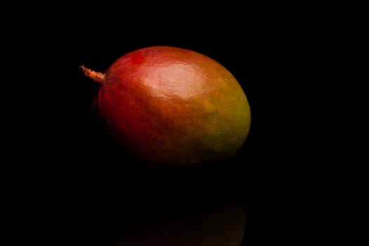 image of a fresh natural organic fruit on black background