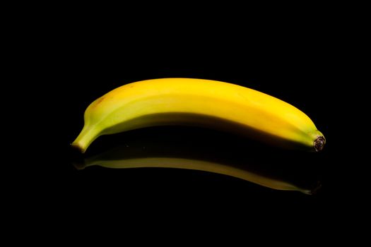 image of a fresh natural organic fruit on black background