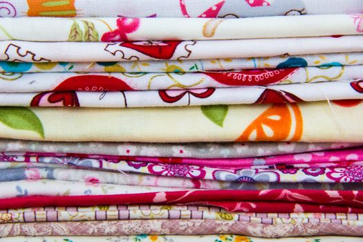 many natural cotton  fabric for hand made