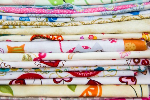 many natural cotton  fabric for hand made