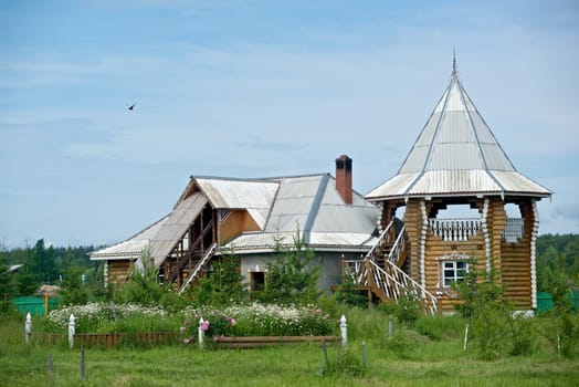 The picture of Terem old wooden building